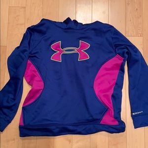 Under Armour Girls Youth Large Hooded Sweatshirt